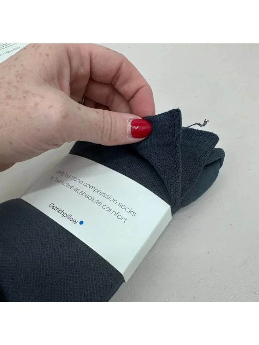 Ostrichpillow Bamboo Compression Socks Night Walk Soft Comfort Women Medium NEW